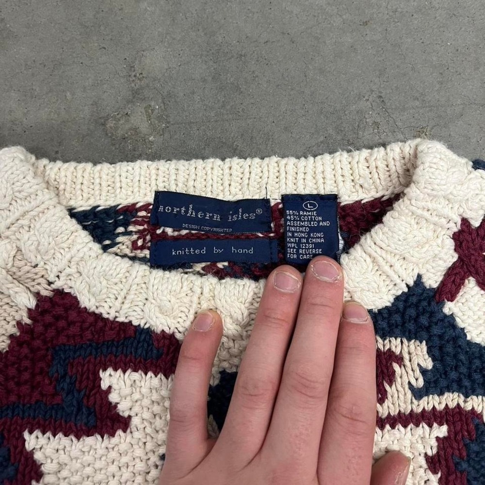Vintage northern isles‎ Nordic heavyweight sweater - Picture 3 of 5